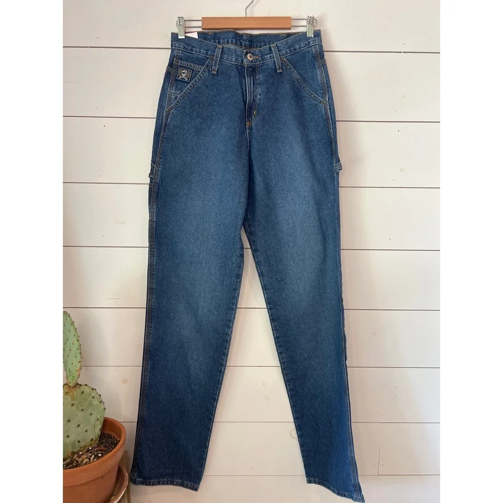 NWT Cinch Blue Label Carpenter Jeans Western Mens 31x38 Cowboy Workwear Denim